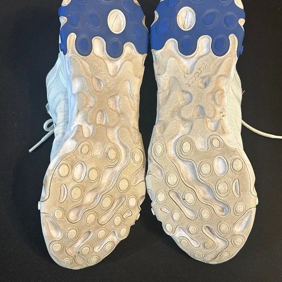 2019 Nike React Element 55 Running Shoes (White/ Royal Blue) Size 11 - Picture 6 of 6